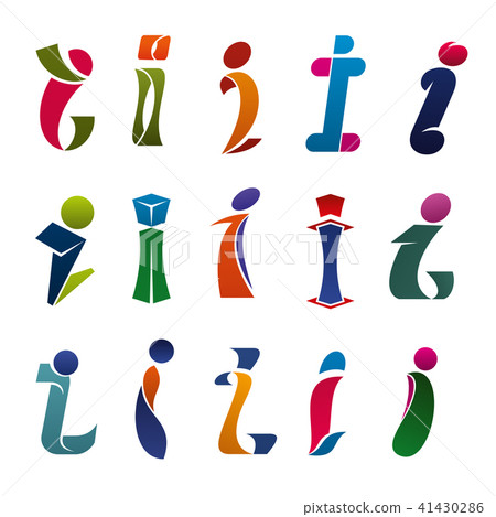 Modern Font Of Alphabet Letter I Branding Design Stock Illustration 41430286 Pixta