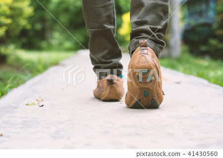 Woman jeans and sneaker shoes 41430560