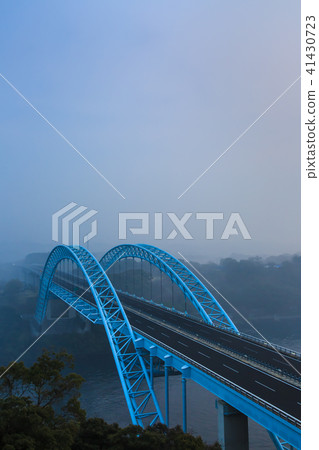 在新西開橋黎明[西市縣西海市]的早晨 41430723