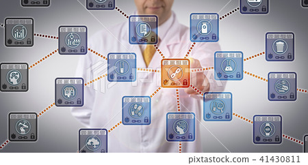 Pharma Scientist Tracking Supply Chain Via DLT Pharma Scientist Tracking Supply Chain Via DLT 41430811