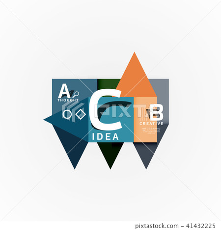 Paper option steps diagram infographic layout 41432225