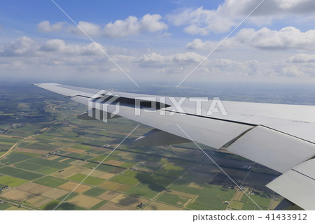 從飛機看到的北海道的土地 41433912