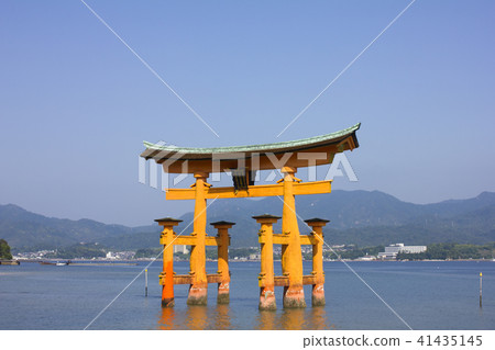 在嚴島神社的鳥取 在嚴島神社的鳥取 41435145