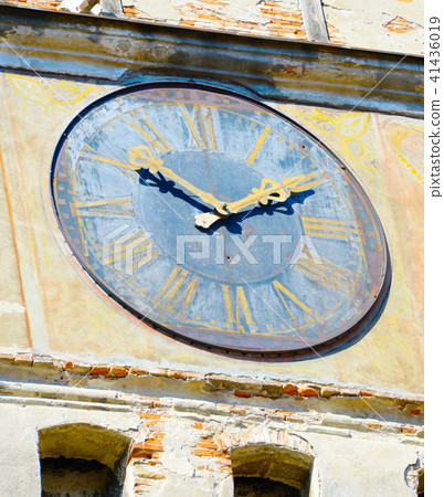 Clock tower detail. Sighisoara, Romania 41436019