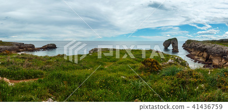 Villahormes Cliffs and canyon, Spain. 41436759