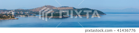 Ksamil town on shore (Albania). 41436776