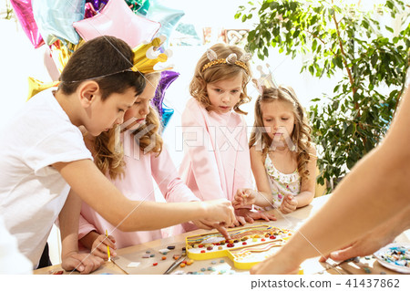 mosaic puzzle art for kids, children's creative game. mosaic puzzle art for kids, children's creative game. 41437862