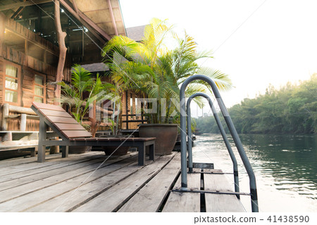 the river view rafting cottage terrace on sunset 41438590