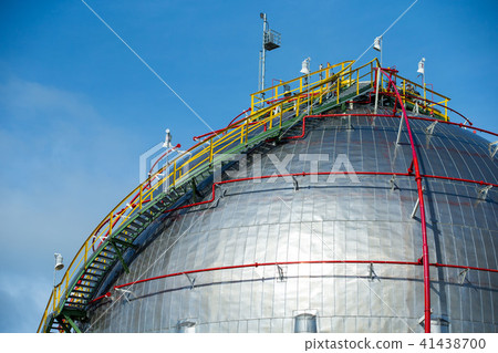 Big Industrial estate a lot of oil tanks Big Industrial estate a lot of oil tanks 41438700