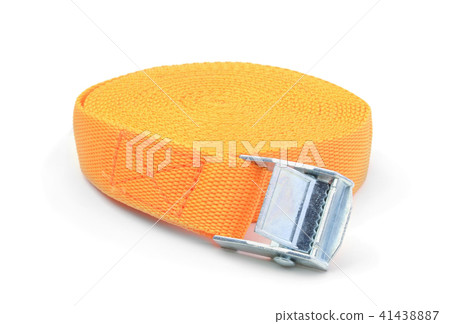 Ratchet strap isolated 41438887