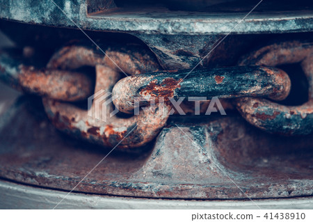Barge Chain with Ocean Liner , Barge Chain with Ocean Liner , 41438910