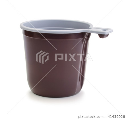 Plastic cup for coffee isolated Plastic cup for coffee isolated 41439026