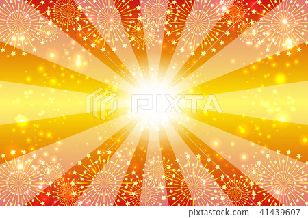 Background material Wallpaper, Fireworks, Star... - Stock Illustration  [41439607] - PIXTA