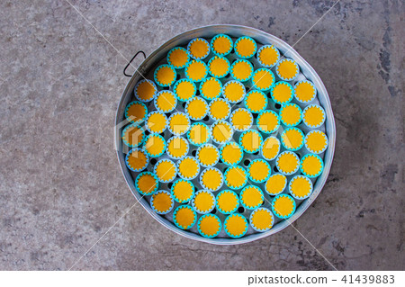 Toddy Palm Cake (Khanom Tarn), Traditional sweet. 41439883