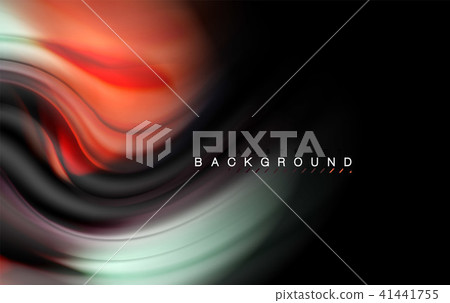 Fluid liquid colors design, colorful marble or plastic wavy texture background, glowing multicolored Fluid liquid colors design, colorful marble or plastic wavy texture background, glowing multicolored 41441755