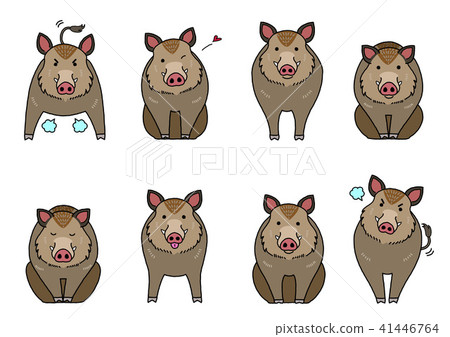 可愛的野豬材料集 41446764