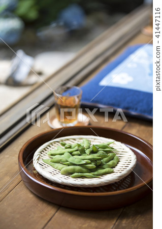 夏天圖像毛豆和邊緣 41447116