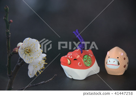 年度新年賀卡的形象 41447258