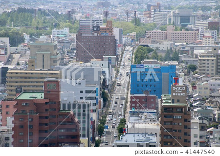 View from Koriyama station building (Fukushima prefecture · Koriyama city) View from Koriyama station building (Fukushima prefecture · Koriyama city) 41447540