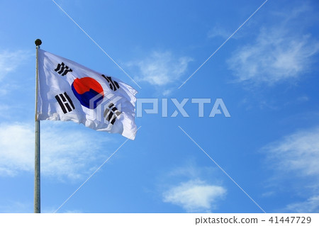 A national flag waving 41447729