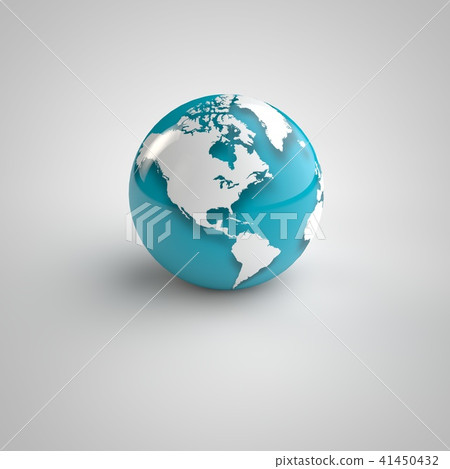 3D, global, globe, America 3D, global, globe, America 41450432