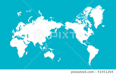 3D, global, world map - Stock Illustration [41451264] - PIXTA