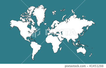 3D, global, world map 41451288