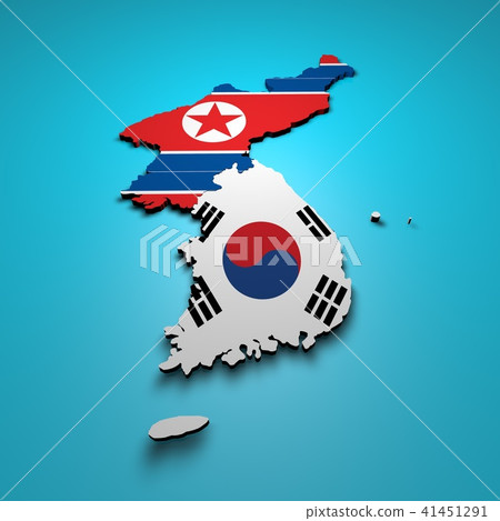 3D, Map, Korea, North 3D, Map, Korea, North 41451291