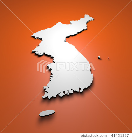 3D, Map, Korea, North 41451337