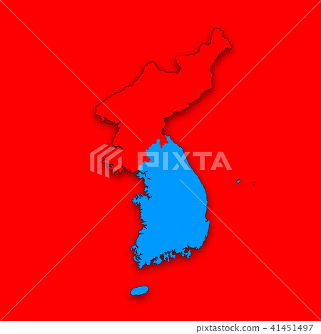 3D,地圖,韓國,北方 3D,地圖,韓國,北方 41451497