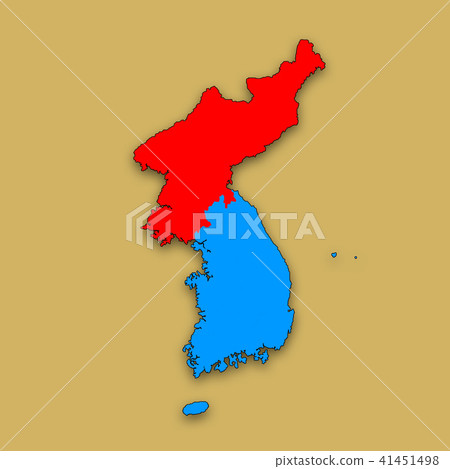 3D,地圖,韓國,北方 3D,地圖,韓國,北方 41451498