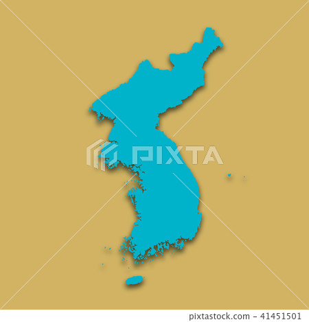 3D, Map, Korea, North 3D, Map, Korea, North 41451501
