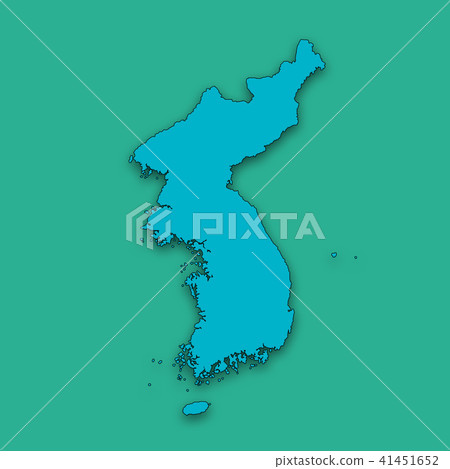 3D, Map, Korea, North 3D, Map, Korea, North 41451652