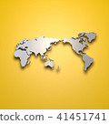 3D, global, world map 41451741