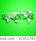 3D, global, world map, business 41451745