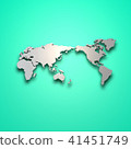 3D, global, world map 41451749