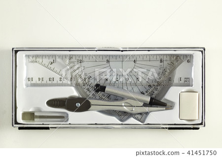 Set of mathematics school tools Set of mathematics school tools 41451750