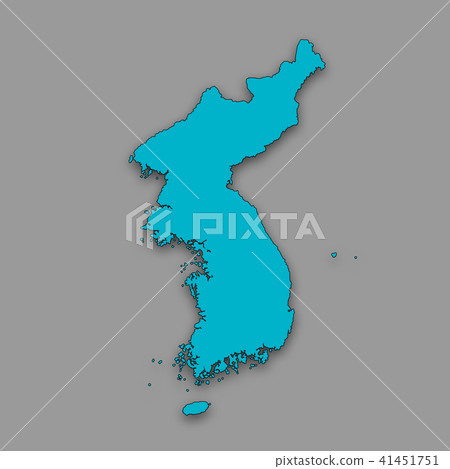 3D,地圖,韓國,北方 3D,地圖,韓國,北方 41451751
