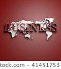 3D, global, world map, business 41451753