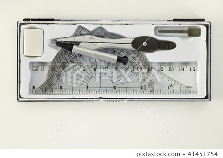 Set of mathematics school tools Set of mathematics school tools 41451754