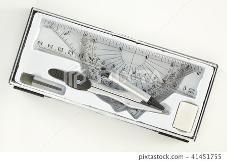 Set of mathematics school tools Set of mathematics school tools 41451755