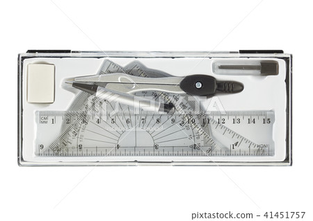 Set of mathematics school tools 41451757