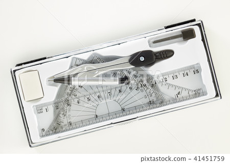 Set of mathematics school tools Set of mathematics school tools 41451759