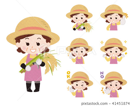 Farmer women variation 41451874