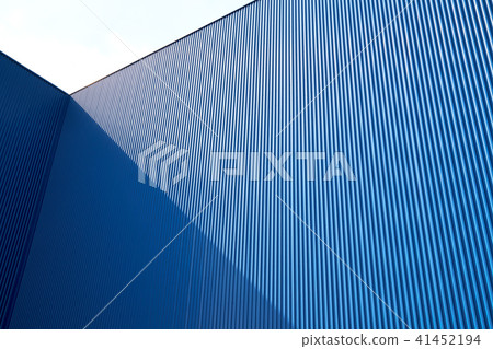 corrugated metal sheet blue color 41452194