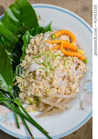 "Pla Naem" Is a Traditional Thai Appetizer Food. "Pla Naem" Is a Traditional Thai Appetizer Food. 41453105