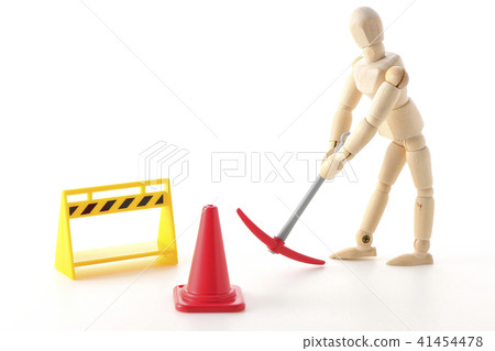 Worker's physical labor excavation site Worker's physical labor excavation site 41454478