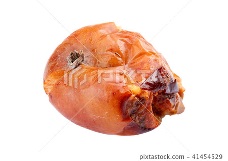 Fruits of apple with rot on white background Fruits of apple with rot on white background 41454529