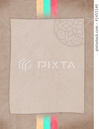 傳統韓國背景由韓國紙製成，帶有傳統圖案和陰影條紋。 41455140