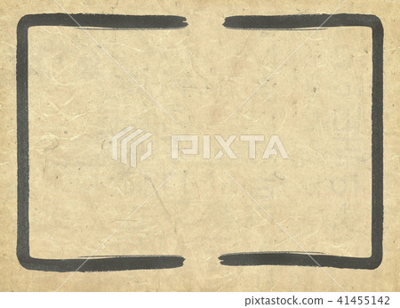 A traditional Korean background with brush strokes on Korean paper. 41455142